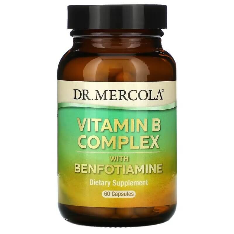 

Комплекс витаминов группы В Dr.Mercola, 60 капсул