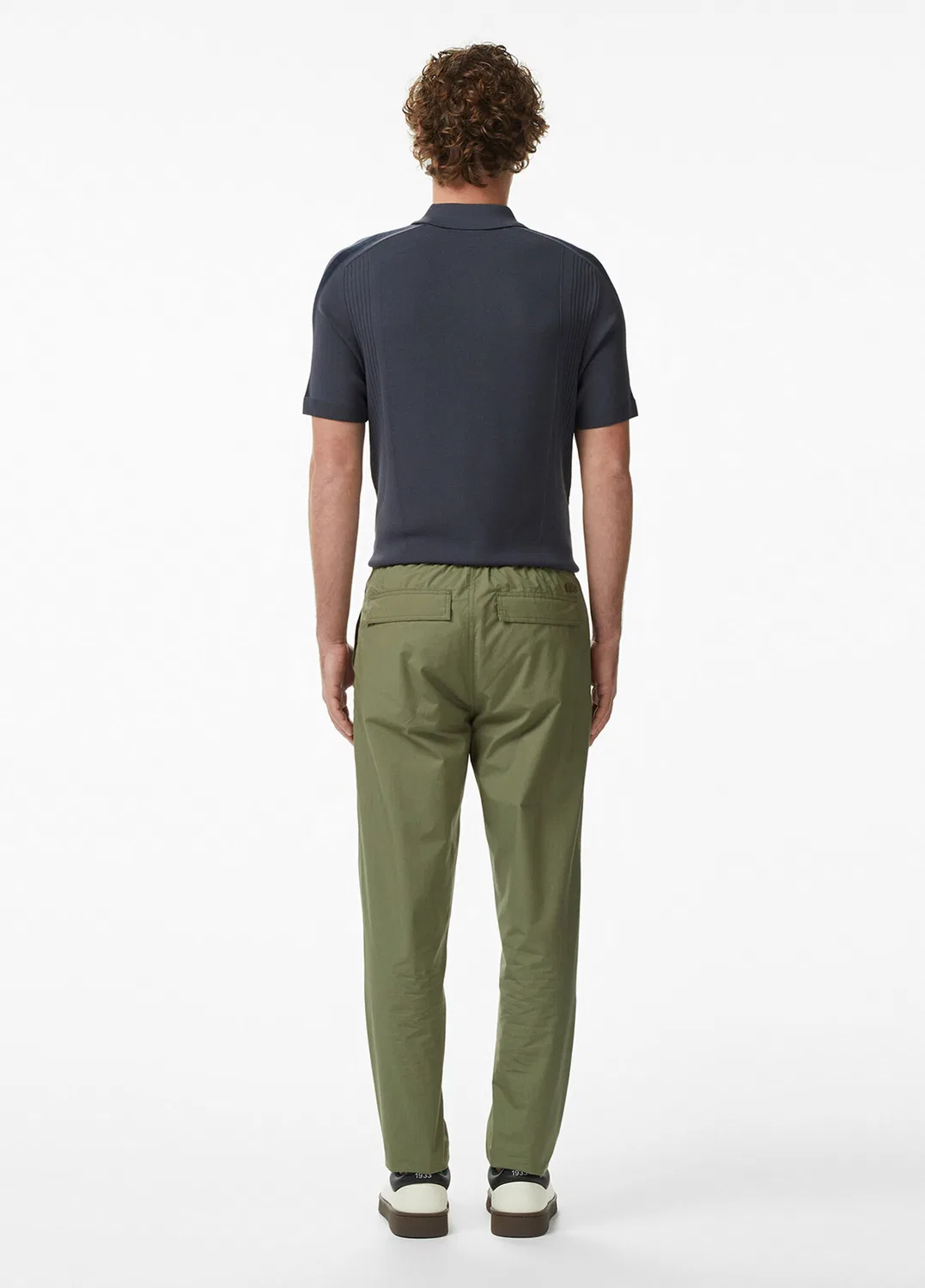 Брюки Regular Fit Lacoste, haki — фото 3