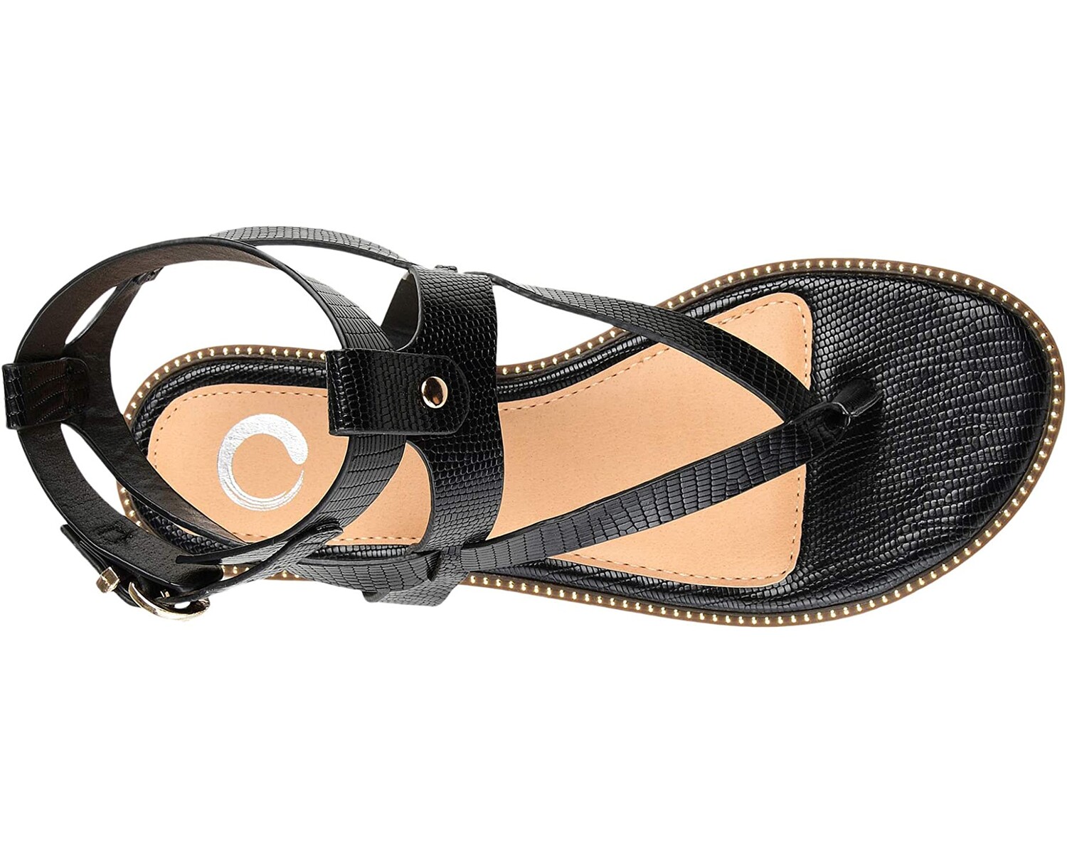 Сандалии Comfort Foam Tangie Sandal Journee Collection, черный