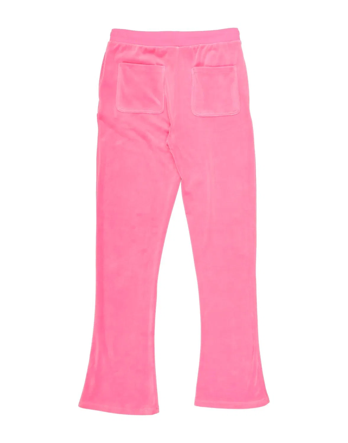 Брюки из велюра с принтом Juicy Couture, розовый — фото 2