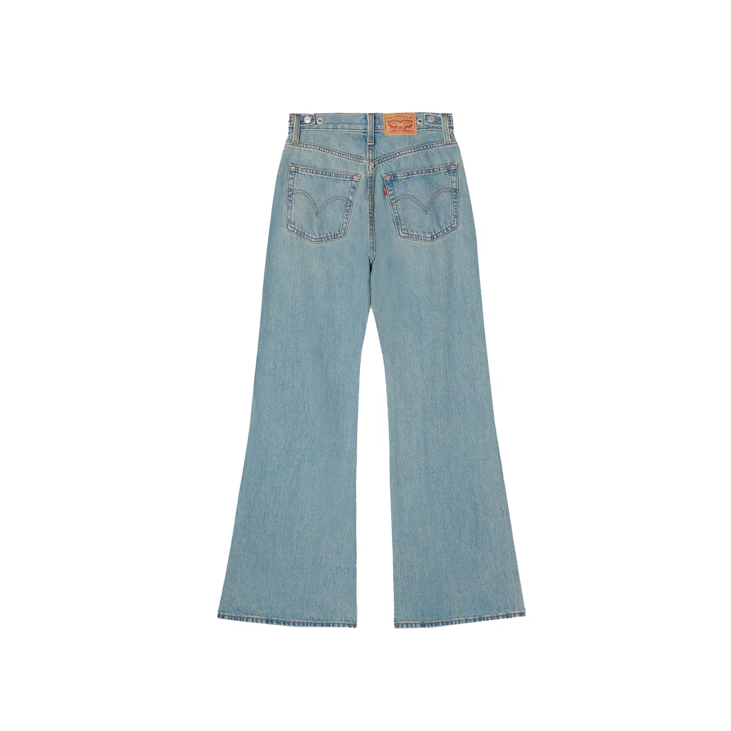 Женские джинсы клеш Light Blue Levi's — фото 3