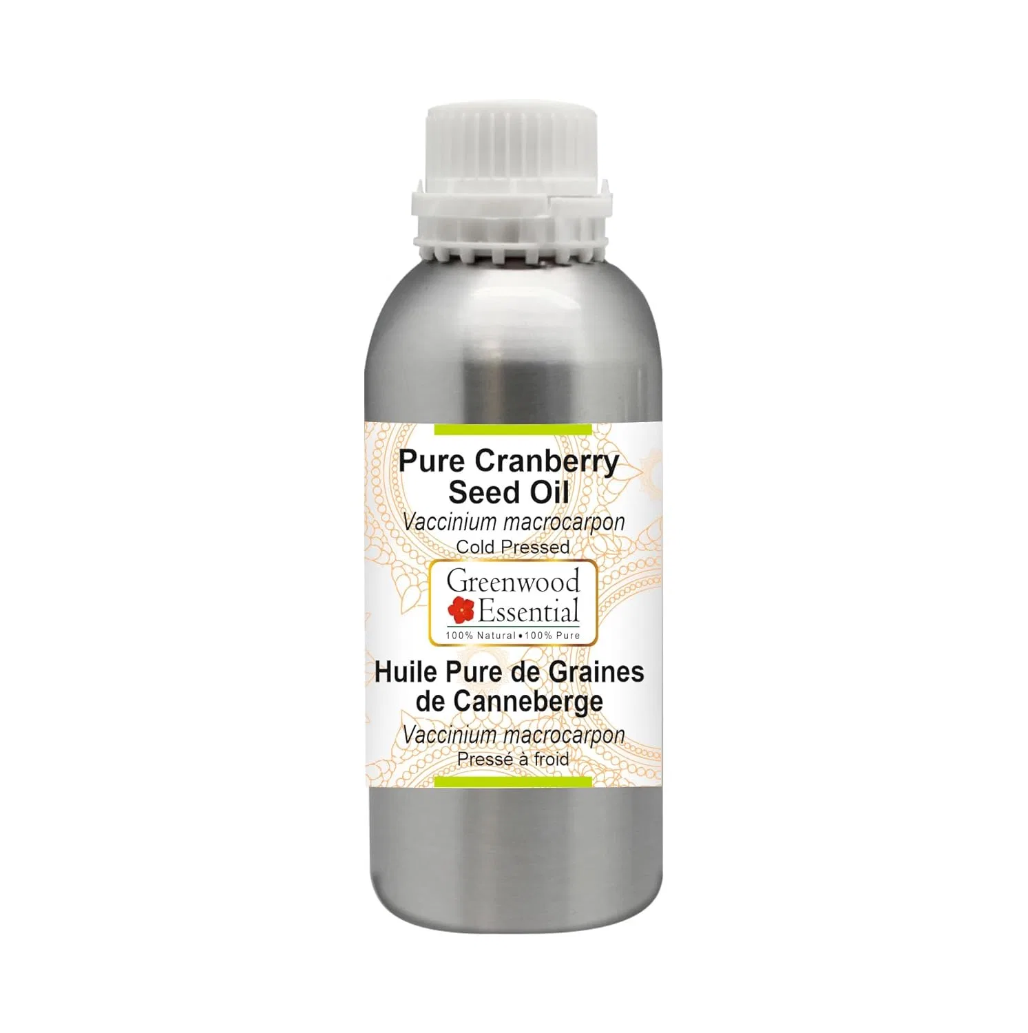 Масло для кожи Cranberry Seed Oil, Greenwood Essential, 1250 мл