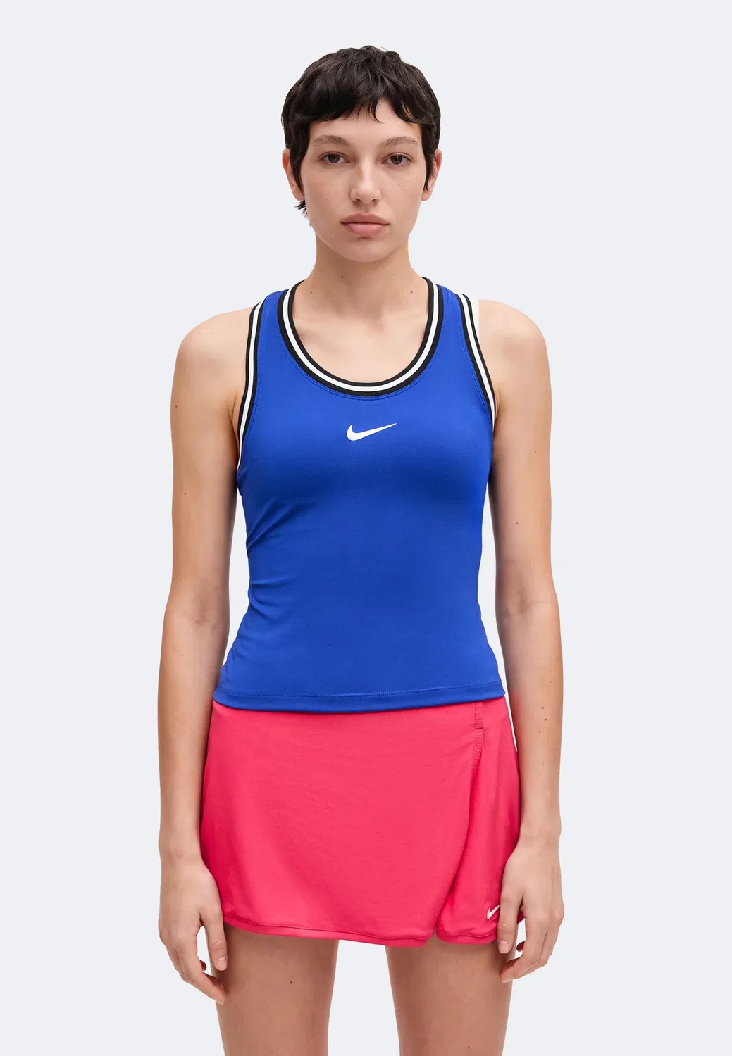 Slam tank uso - top Nike Performance, Old Royal/White — фото 3