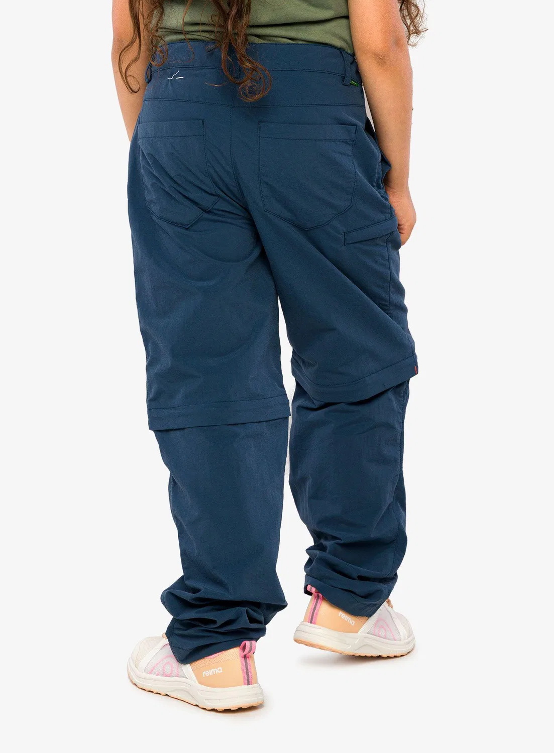 Детские брюки против комаров с защитой UPF 50+ Kids Detective ZO Pants Vaude, Dunkelblau — фото 3