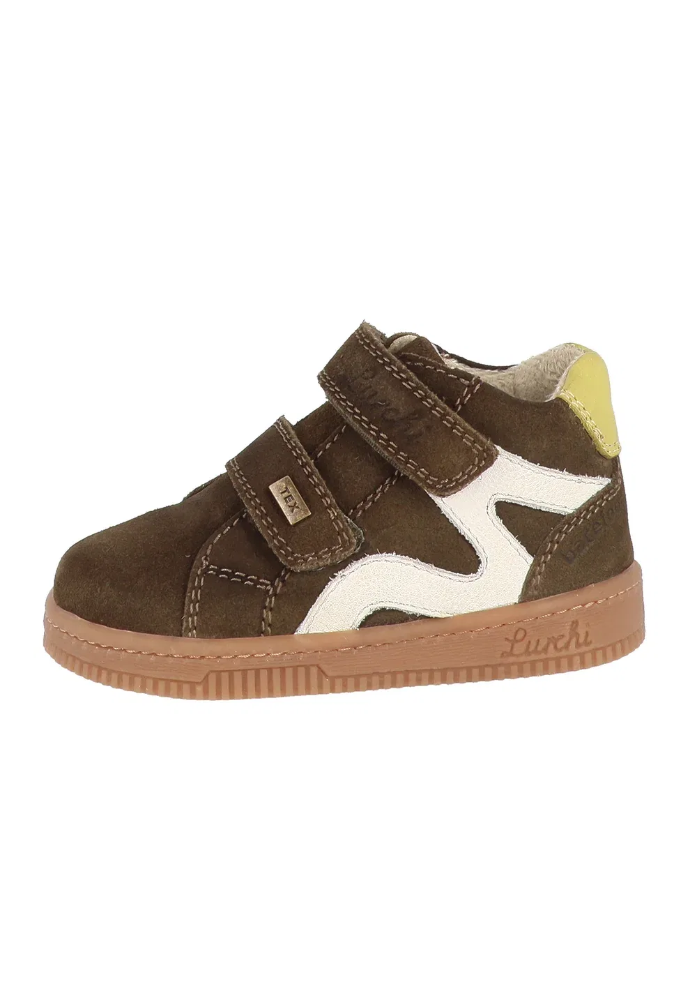Furi barefoot-tex - высокие кроссовки Lurchi, Olive