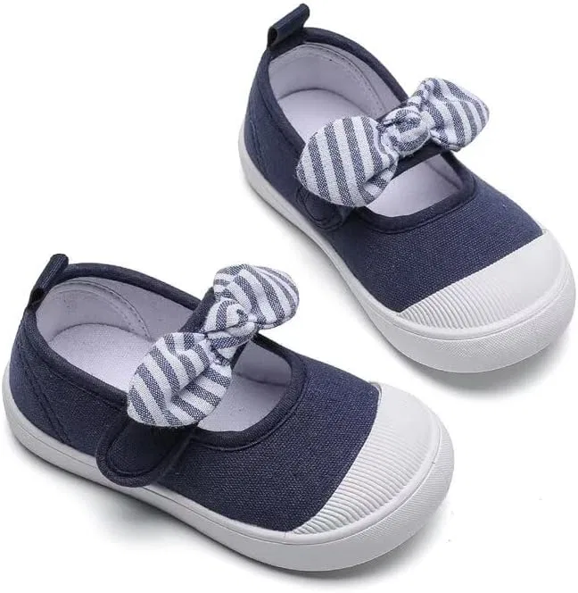 Детские кеды для девочек с бантом Zonkacen, Blue