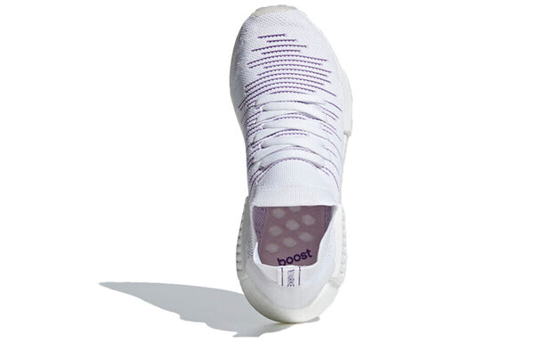 Кроссовки nmd_r1 stlt pk Adidas, белый — фото 4