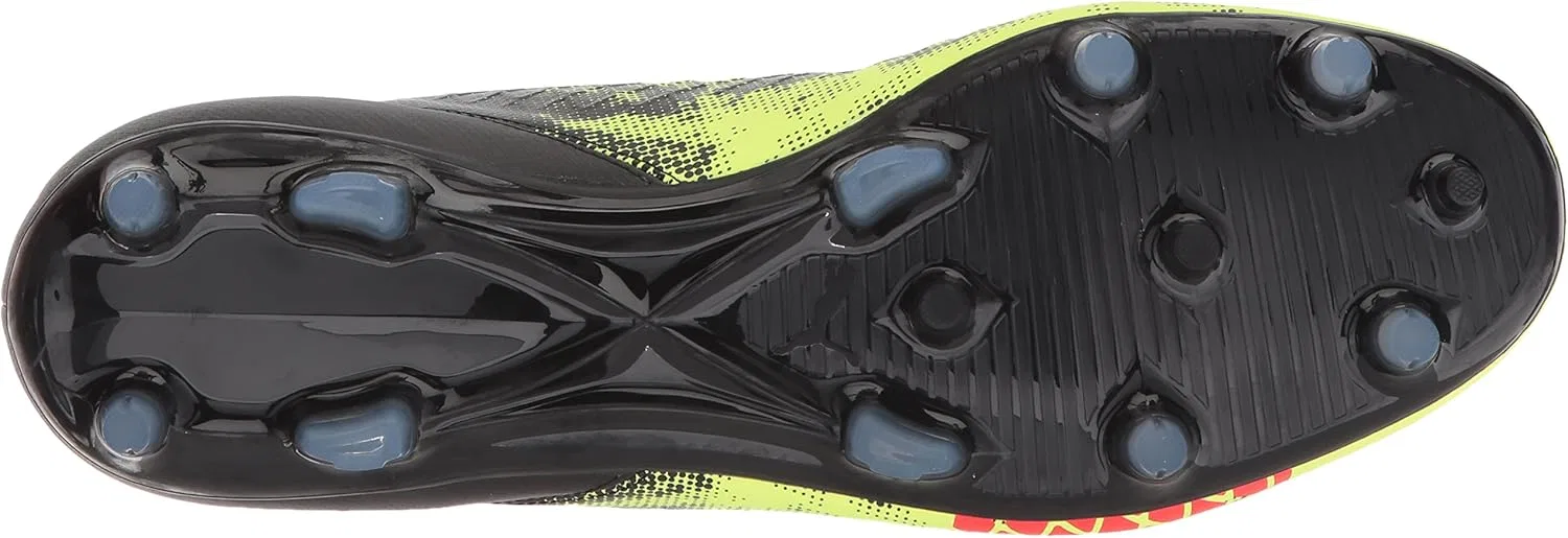 Кроссовки PUMA Herren Future 18.4 с твердым искусственным покрытием Fußballschuh, Fizzy Yellow Red Blast Puma Black — фото 4