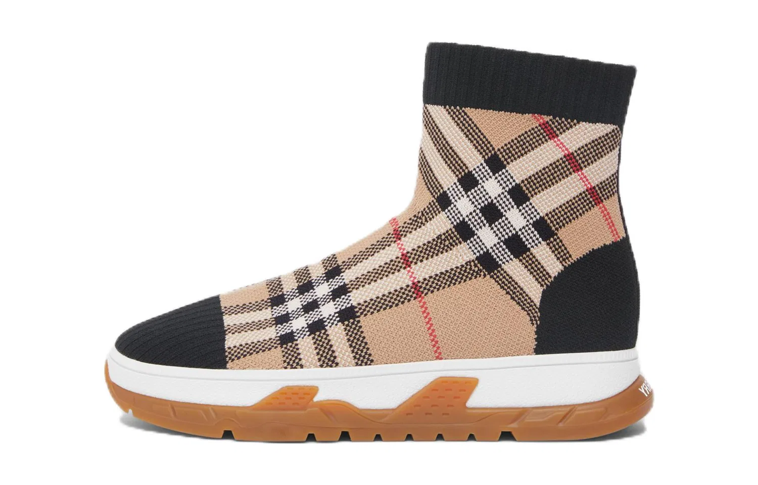 Детские кроссовки с принтом в клетку Burberry, Black