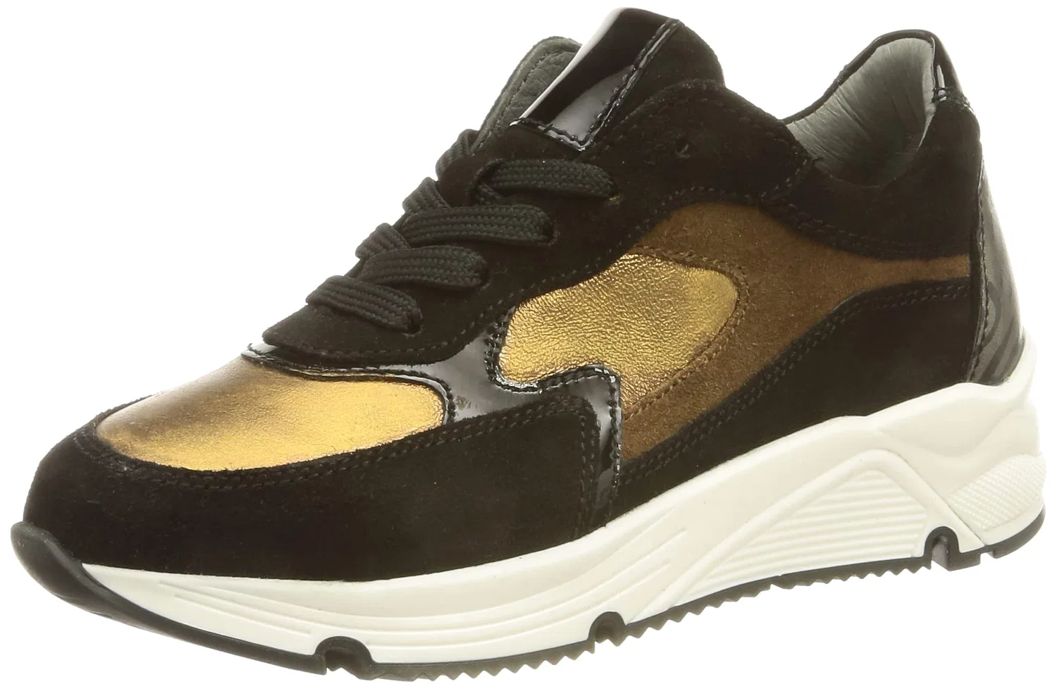 Детские кроссовки для девочек на шнуровке H1473 HIP Shoe Style, Black