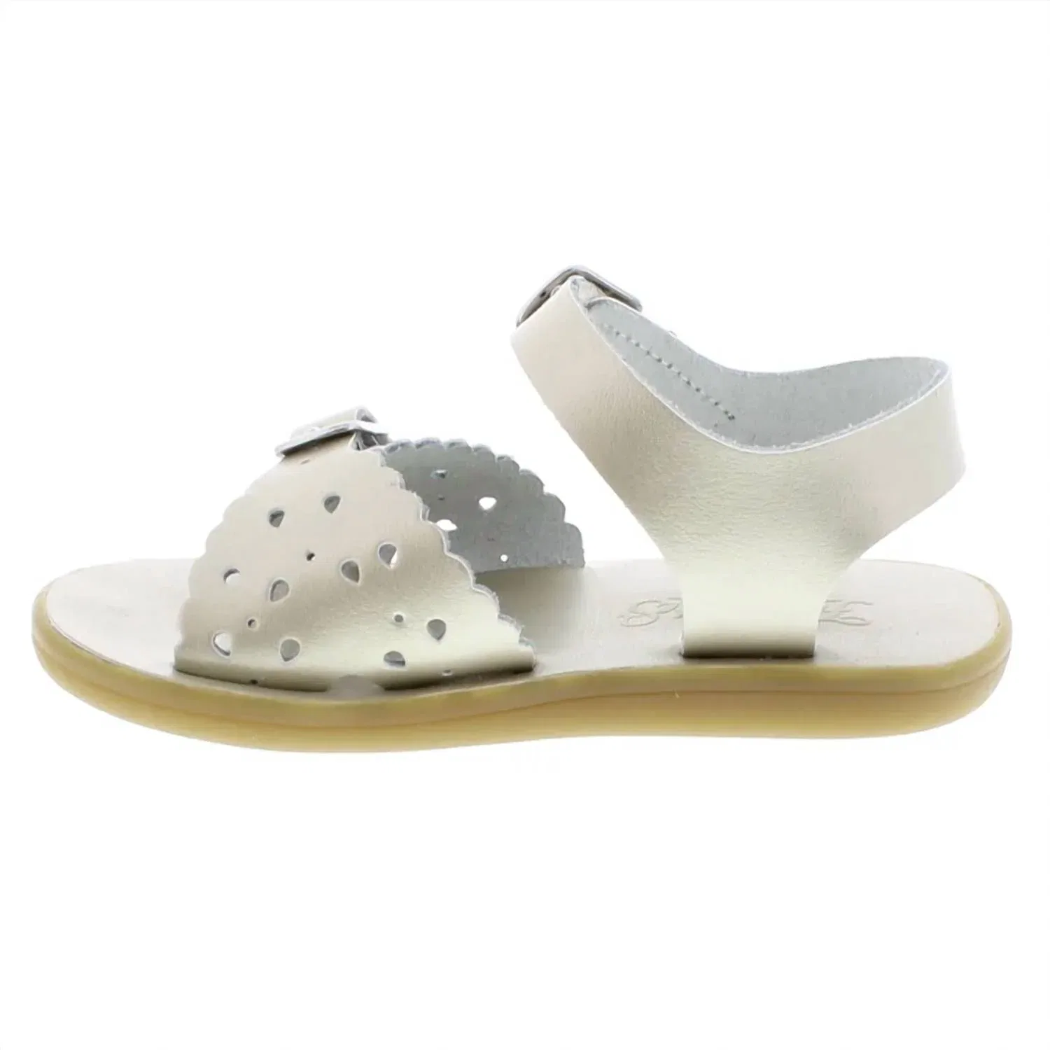 Детские сандалии с открытым носом Ariel Footmates, Soft Gold — фото 4