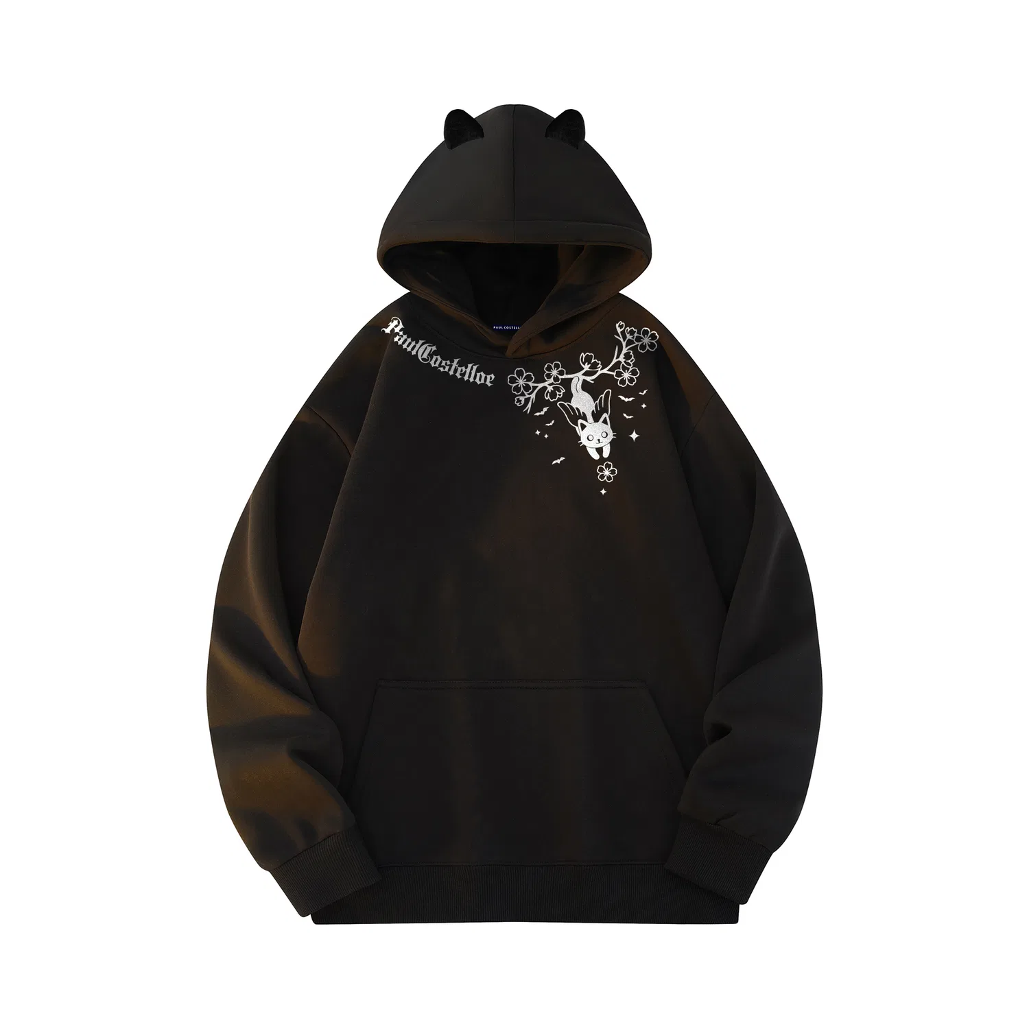Детский свитшот с вышивкой Unisex Embroidery Sweatshirt Paul Costelloe, Black Embroidery