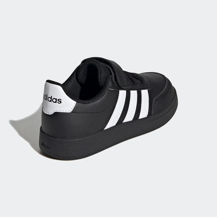 Кроссовки детские с закрытым мысом Breaknet 2.0 El C adidas, Черно-белый — фото 3