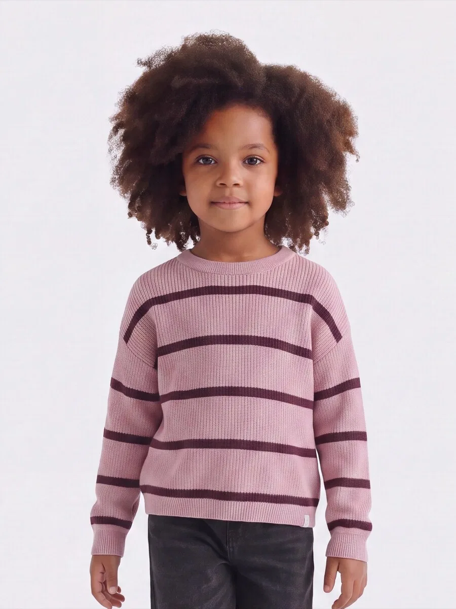 Свитер Only Mini Sweater 'KMGFRANCA' в сиреневом цвете, цвет цикламена — фото 2