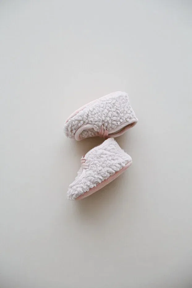 Детские ботиночки с мягкой подошвой Minik Adımlar Bebek, Pink — фото 4