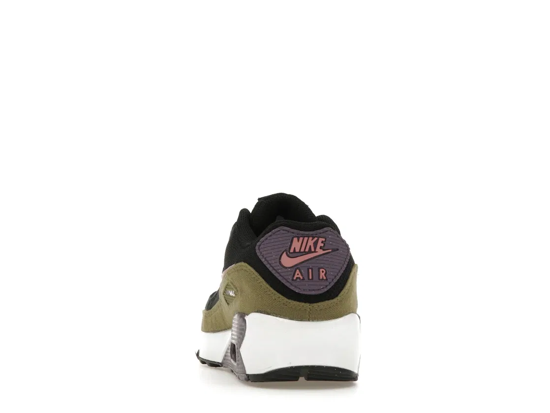 Детские кроссовки Lifestyle Nike Air Max 90 Nike, Black/Pilgrim/Canyon Purple/Elemental Pink — фото 4