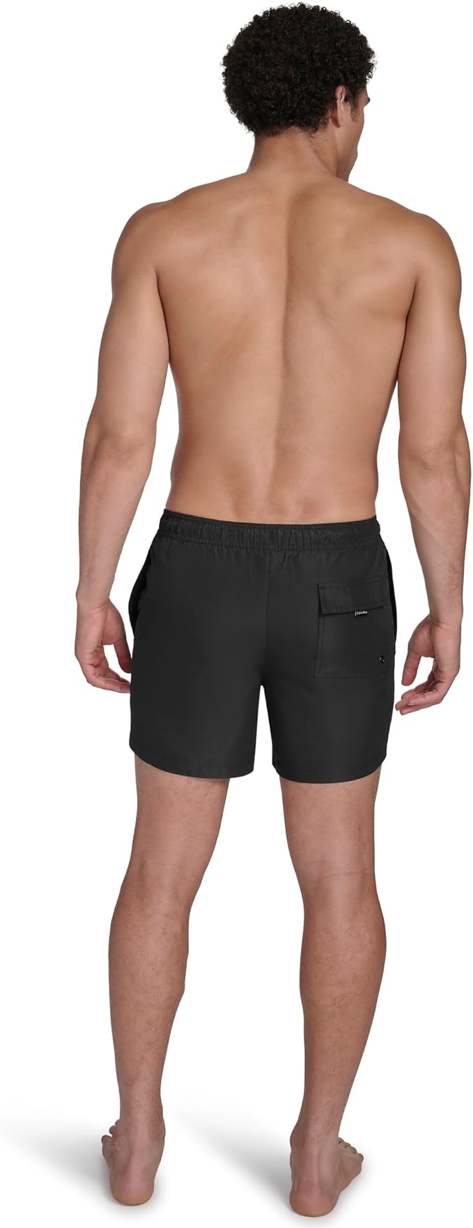 Плавательные шорты Calvin Klein Volley Quick Dry Lightweight, черный — фото 4