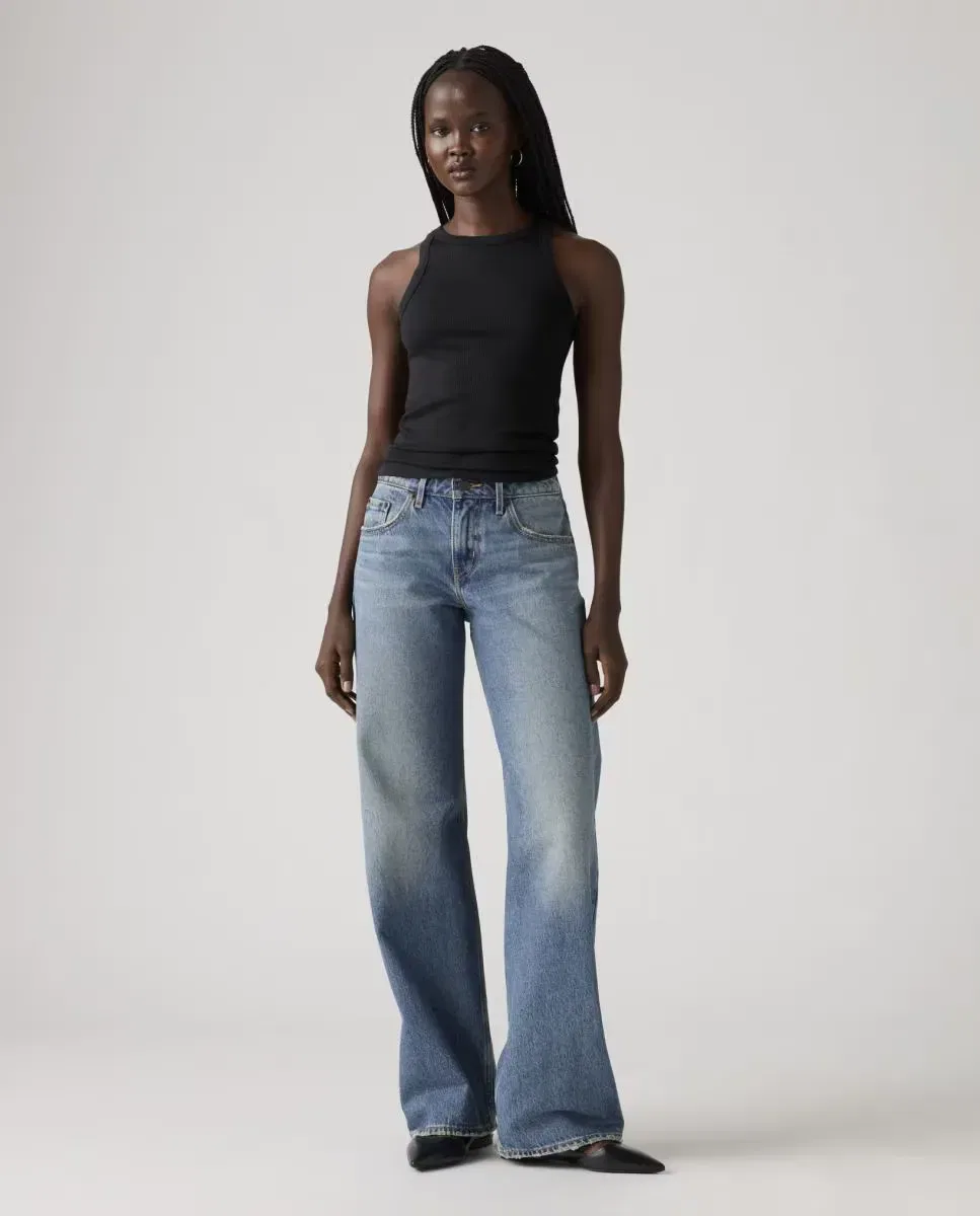 Женские джинсы прямого кроя с низкой посадкой Low Loose Levi's, Azul Claro