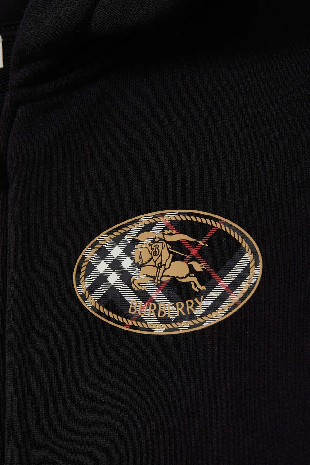 Штаны спортивные хлопковые James EKD Logo Burberry — фото 4