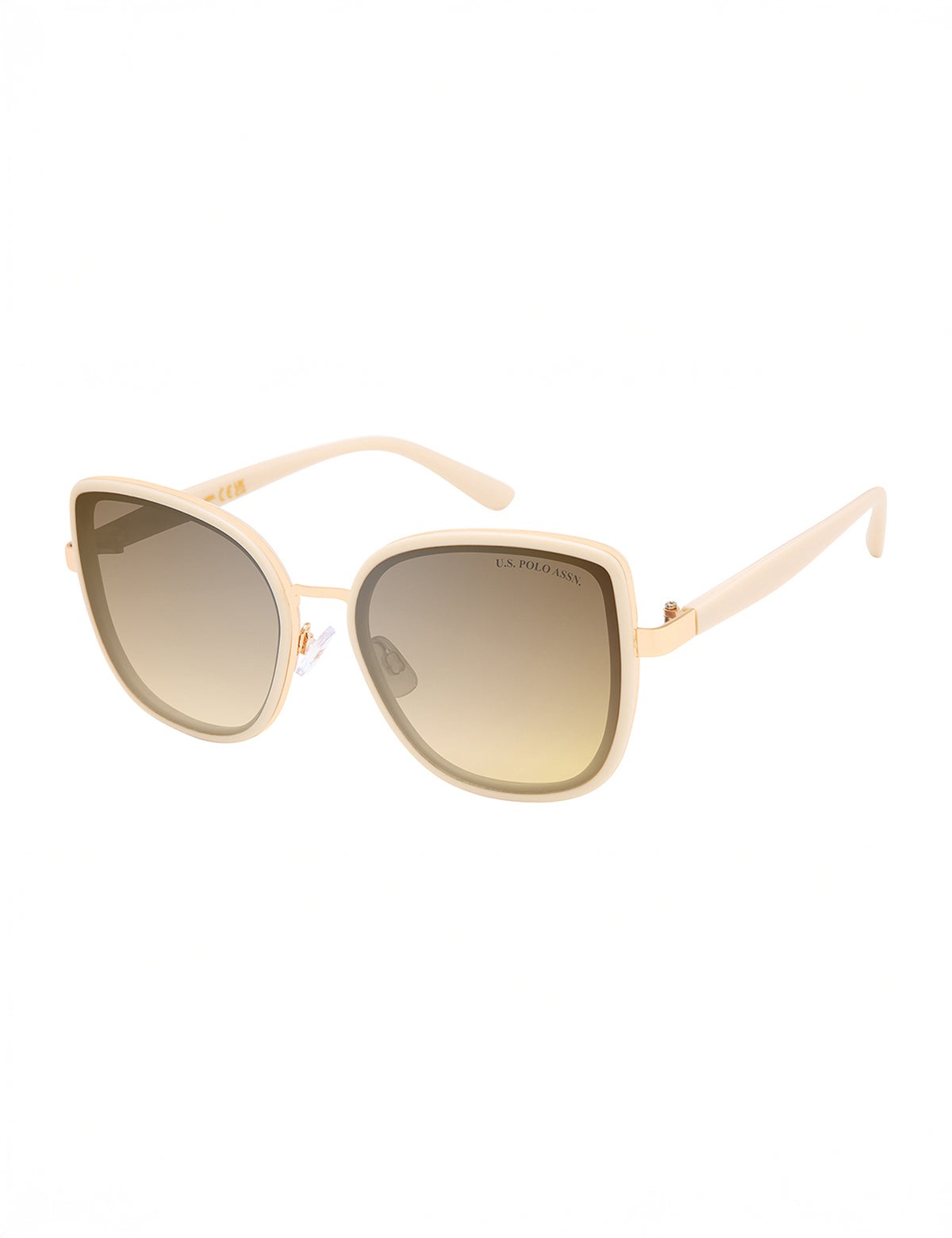 

Солнцезащитные очки U.S. Polo Assn Ladies Plastic Oval, золотой