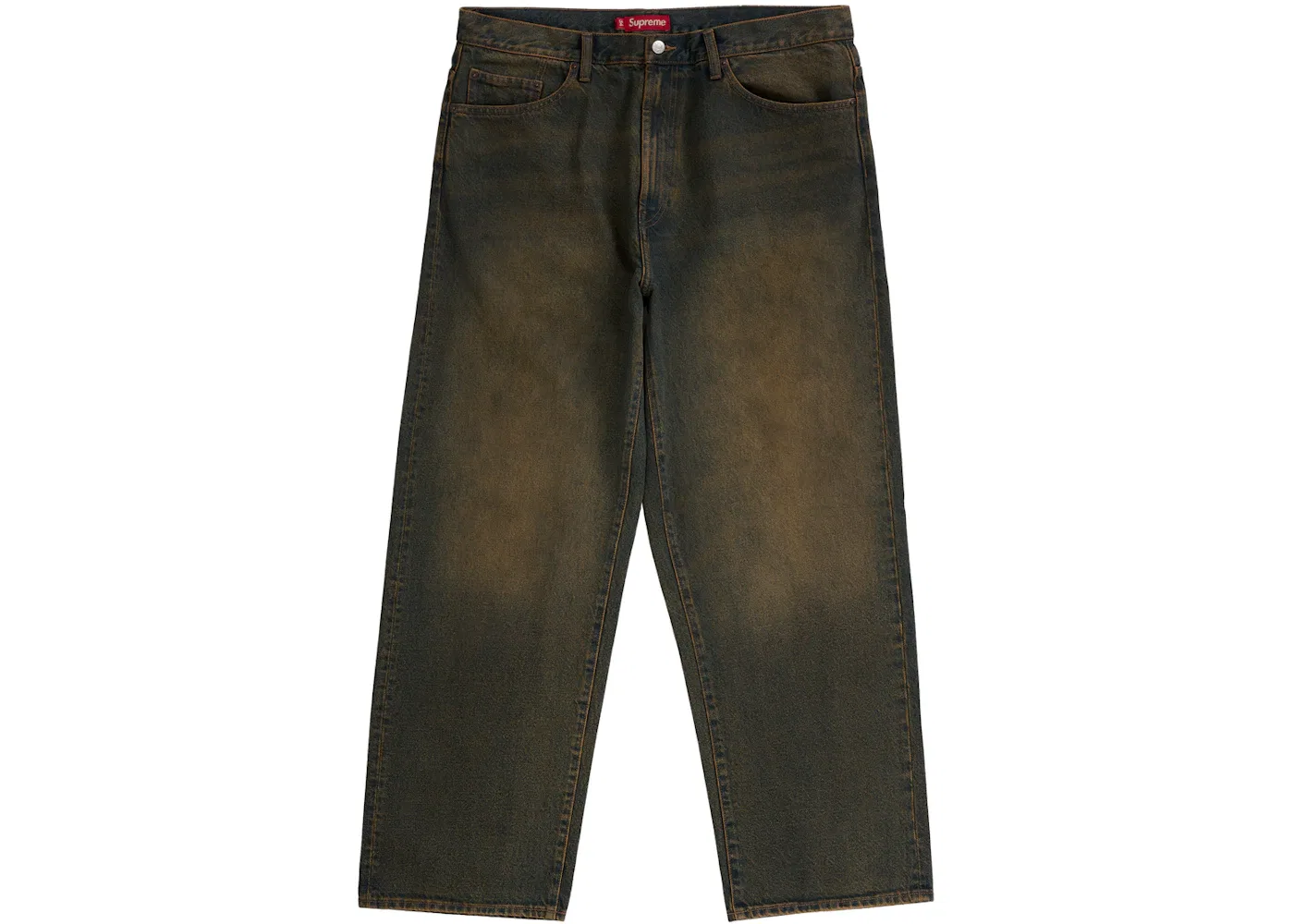 Мужские джинсы свободного кроя Supreme Baggy Jean, цвет Dirty Indigo