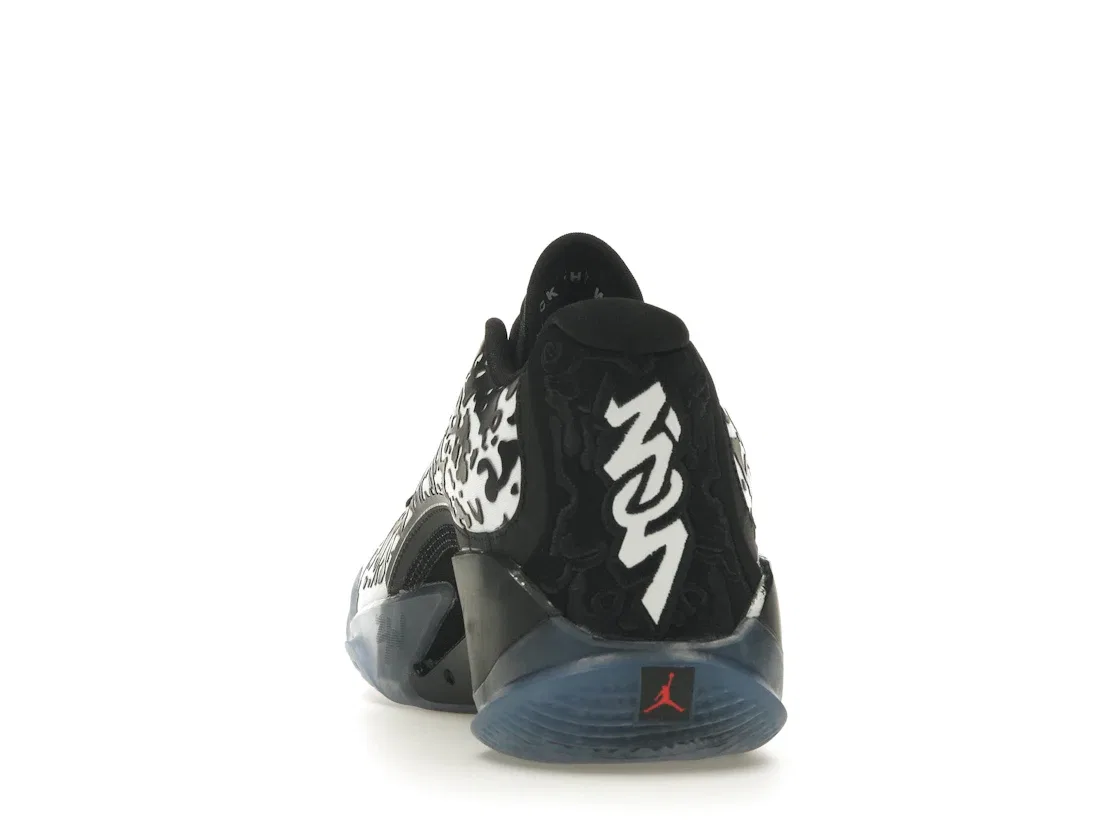 Детские кроссовки для баскетбола с высокой посадкой Jordan Zion 3 Jordan, Black/White/Laser Orange/Citron Pulse — фото 4