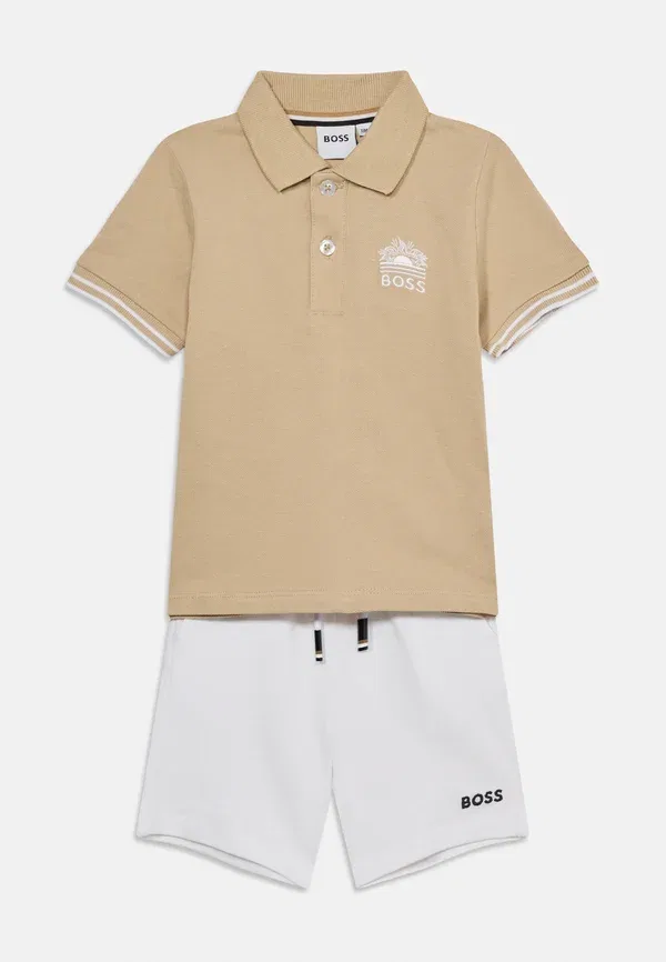 Комплект для малыша - шорты Boss Kidswear, цвет stone — фото 3