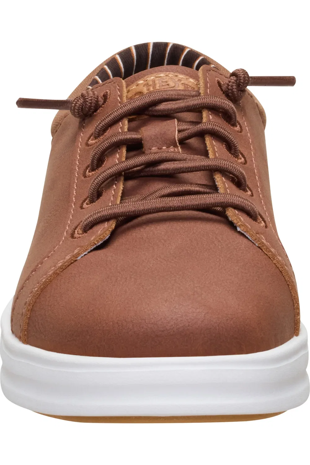 Детские кроссовки slip-on на шнурках-эластичных узлах Paul Pro Classic Hey Dude, Cognac — фото 3