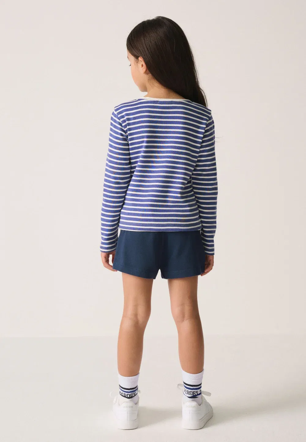 Классический крой - комплект из топа и шорт. - блузка на пуговицах Superdry & Co, Navy