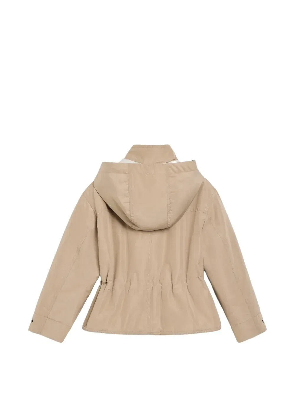 Парка из тафты с подкладкой Thermore Brunello Cucinelli Kids, бежевый — фото 2