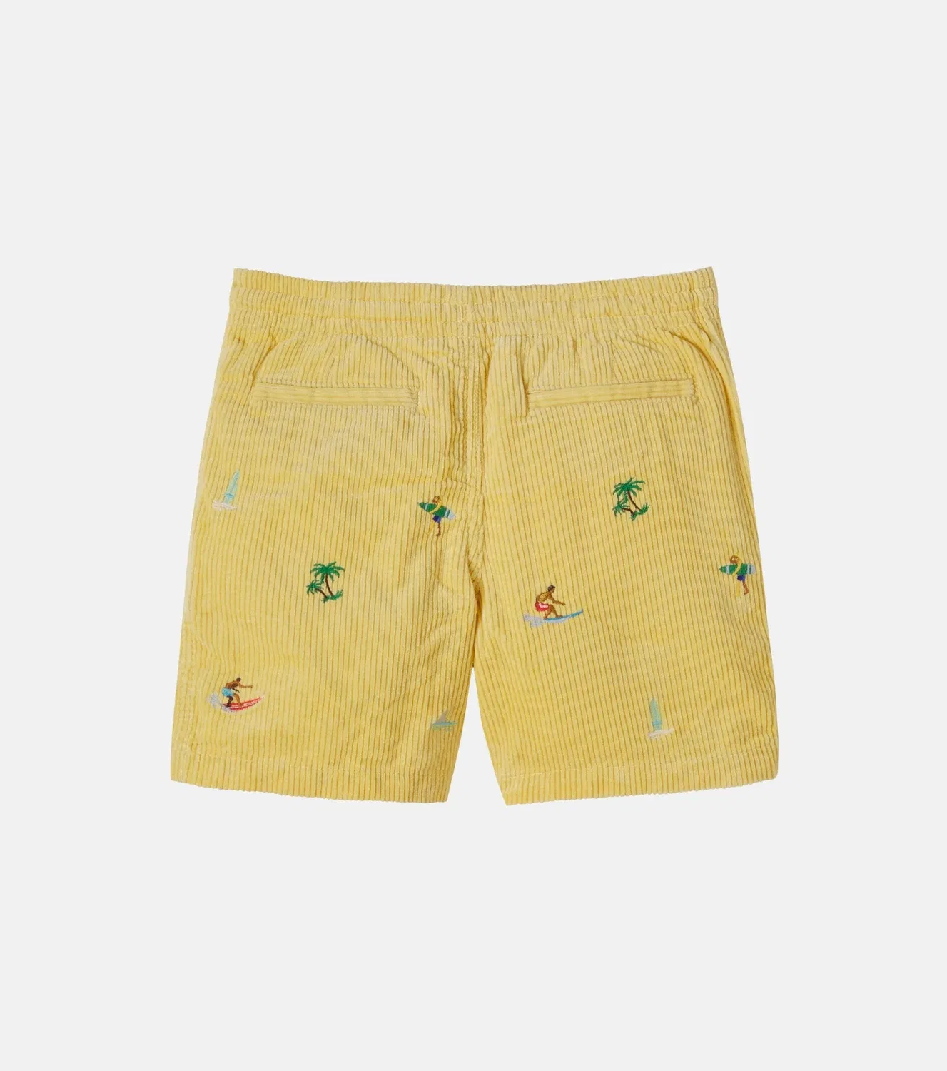 Шорты хлопковые Polo Ralph Lauren Kids, Beach Yellow Surfer Aoe, желтый — фото 3