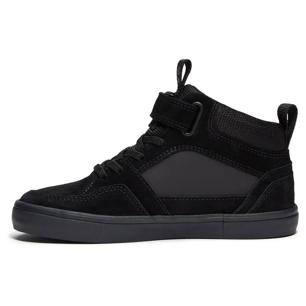 Детские кроссовки для девочек с высокой посадкой Timberland Stone Jump Mid Hook&Loop, Black — фото 3