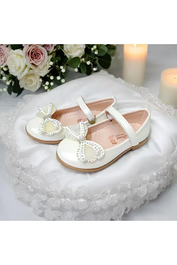 Детские балетки для девочек без каблука Patik Bebe, Nude Color — фото 4