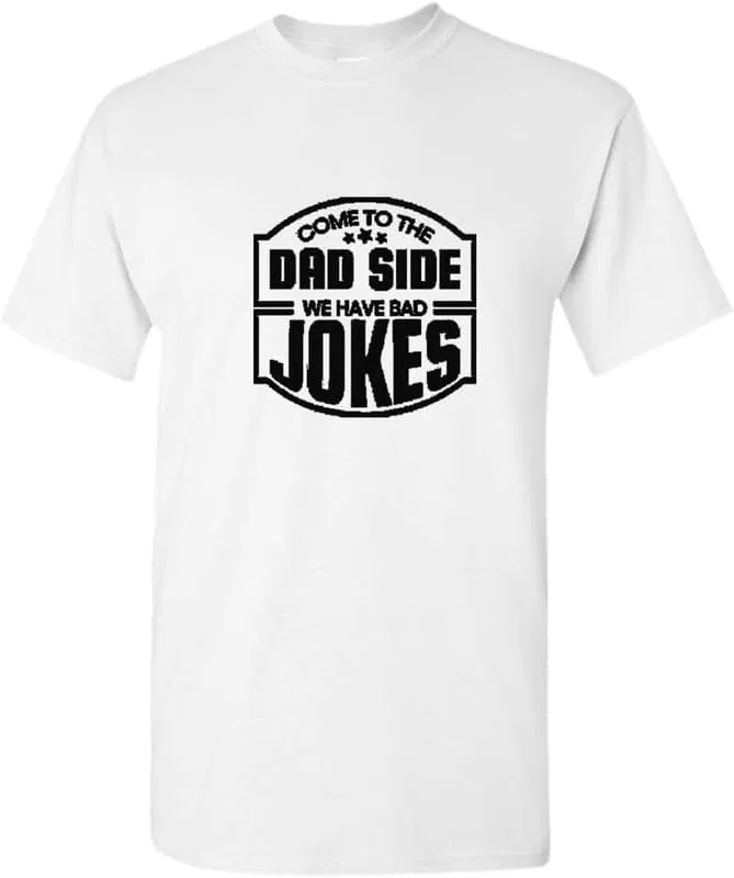 Футболка с принтом Come To The Dad Side Generic, White