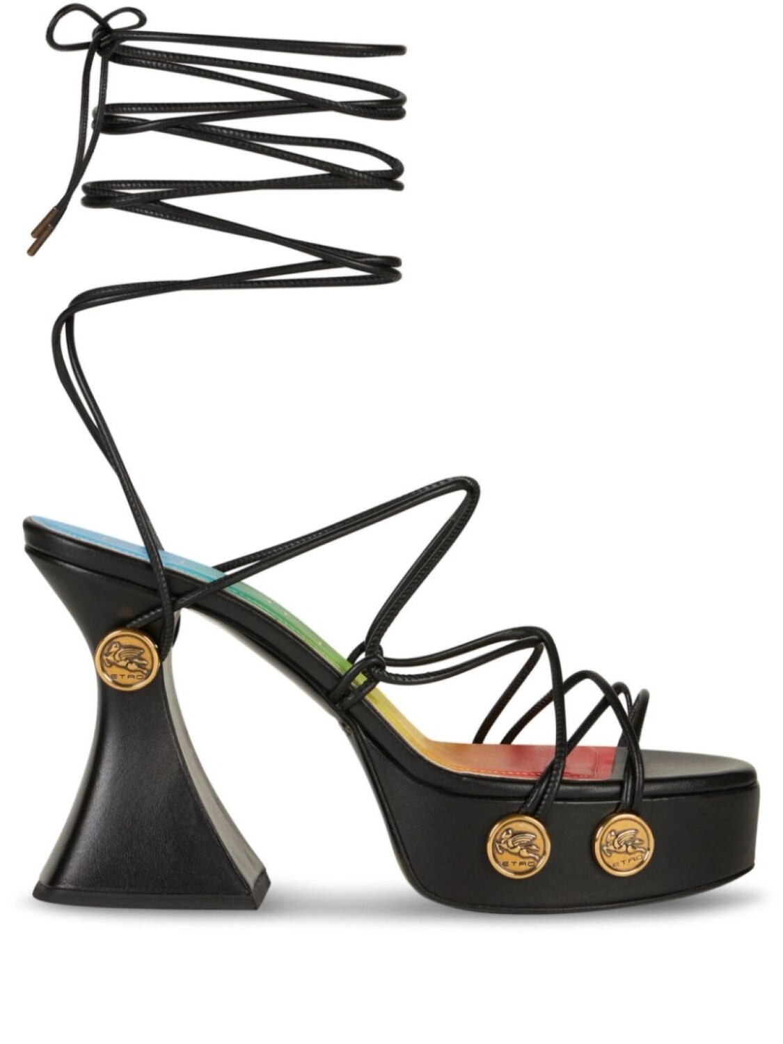 

ETRO сандалии на платформе, черный