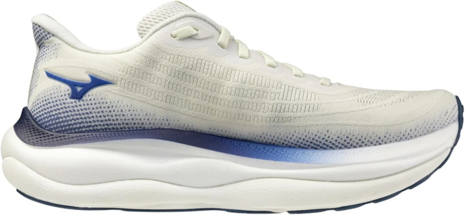 Кроссовки Mizuno Wave Sky 9, Snow White Surf The Web Lightning Y — фото 2