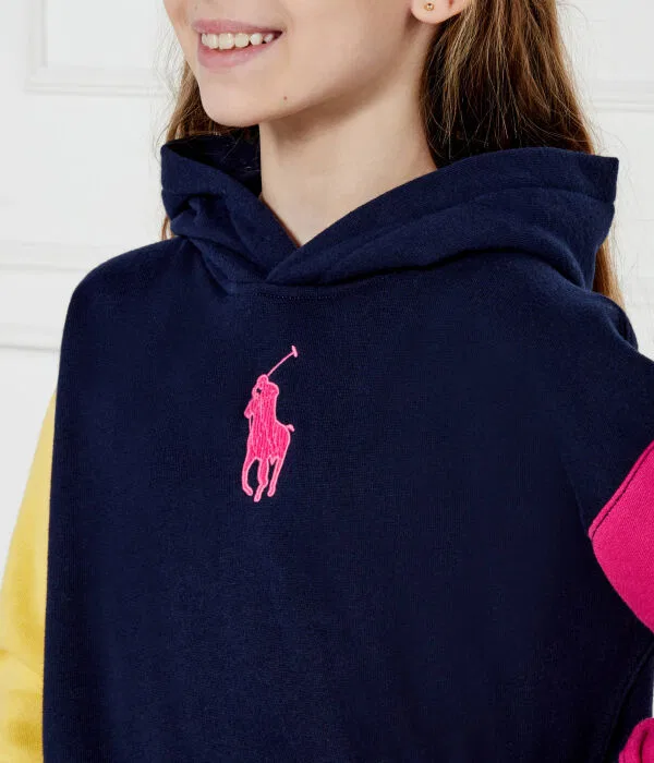 Детское худи с капюшоном Polo Ralph Lauren, мультиколор — фото 4