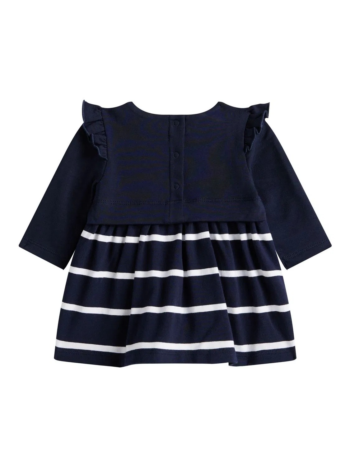 Платье для новорожденных мальчиков с воланами, Essential Tommy Hilfiger, синий — фото 2