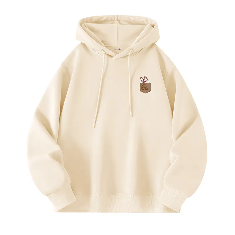 Детский свитшот свободного кроя Tonlion, Цвет Light Beige