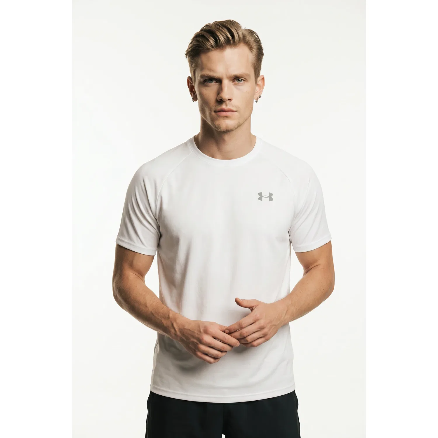 Детская футболка с коротким рукавом UA Tech 2.0 SS Under Armour, White