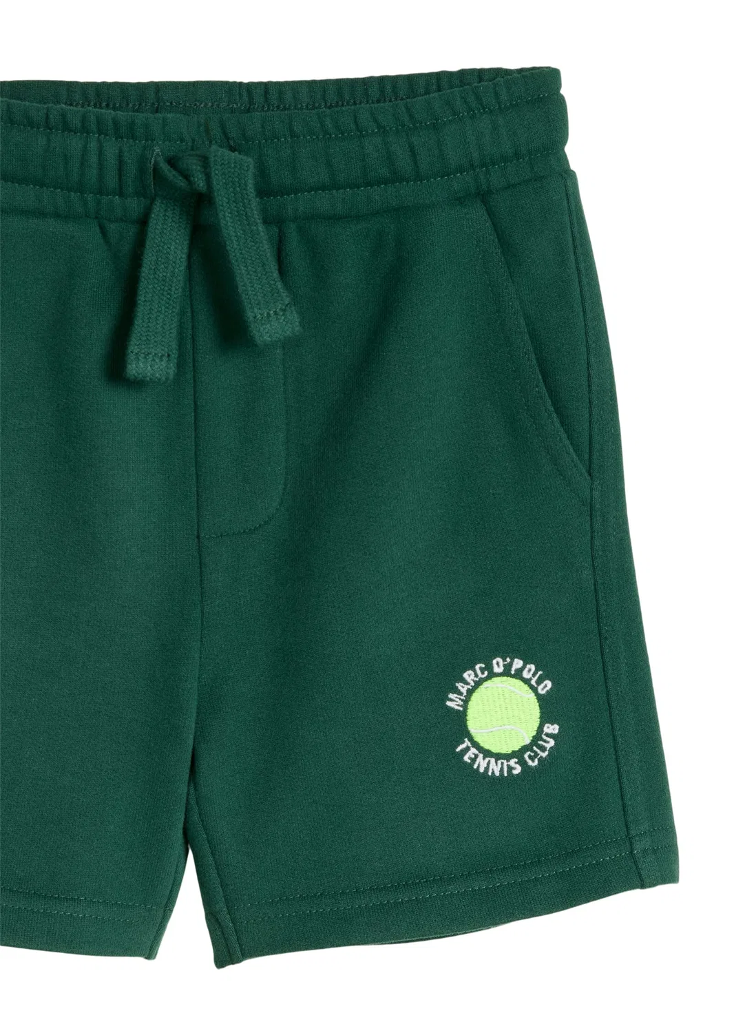 Шорты из футера детские унисекс, зеленый Marc O'Polo — фото 3