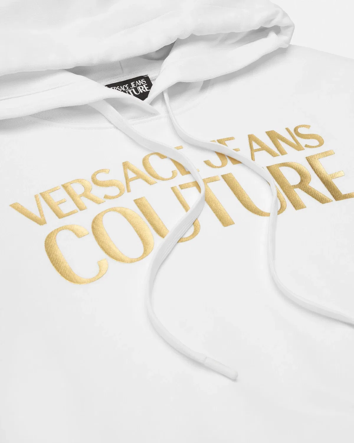 Укороченная толстовка с логотипом VERSACE, белый — фото 2