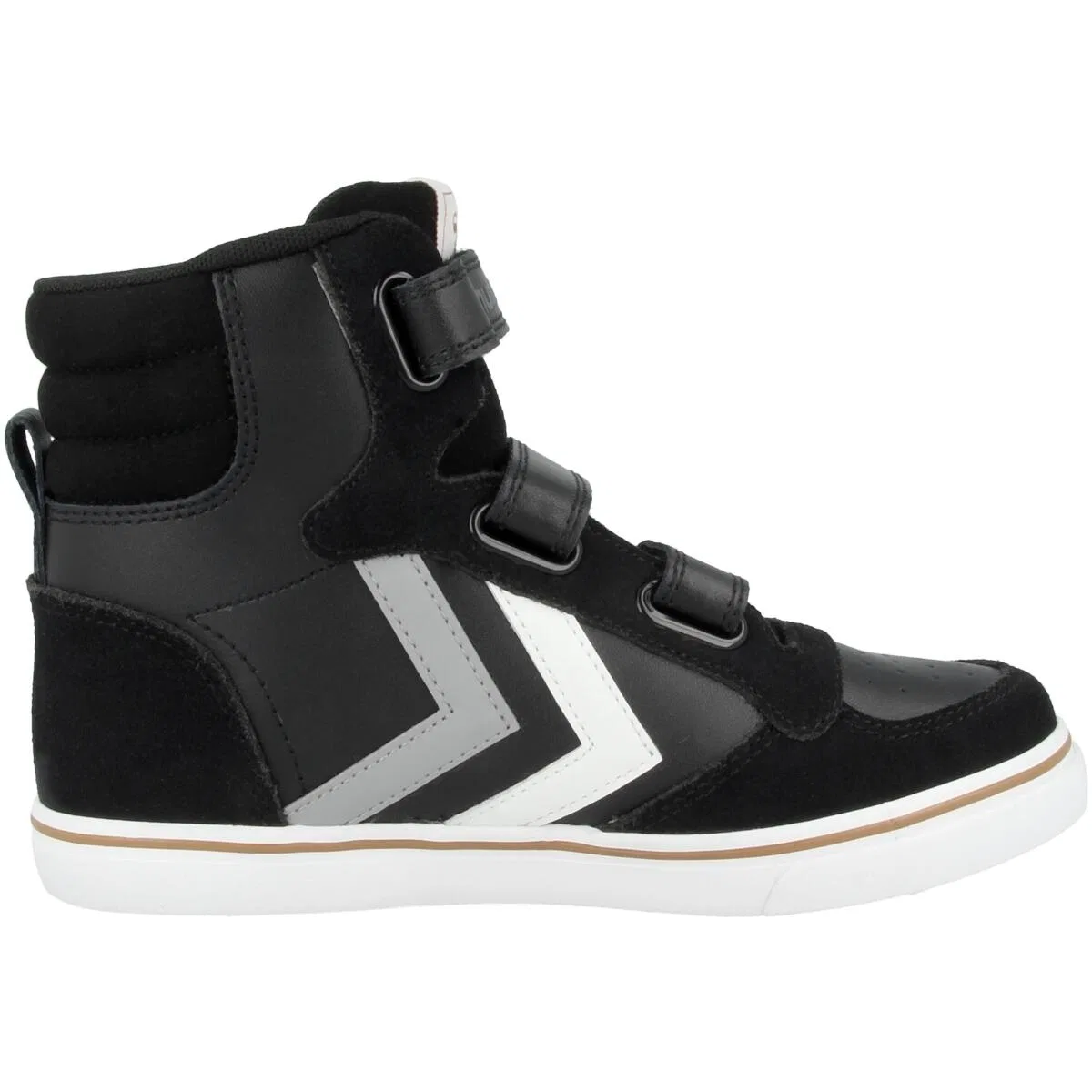 Детские высокие кроссовки Stadil Pro Unisex Kinder Hummel, Schwarz — фото 3
