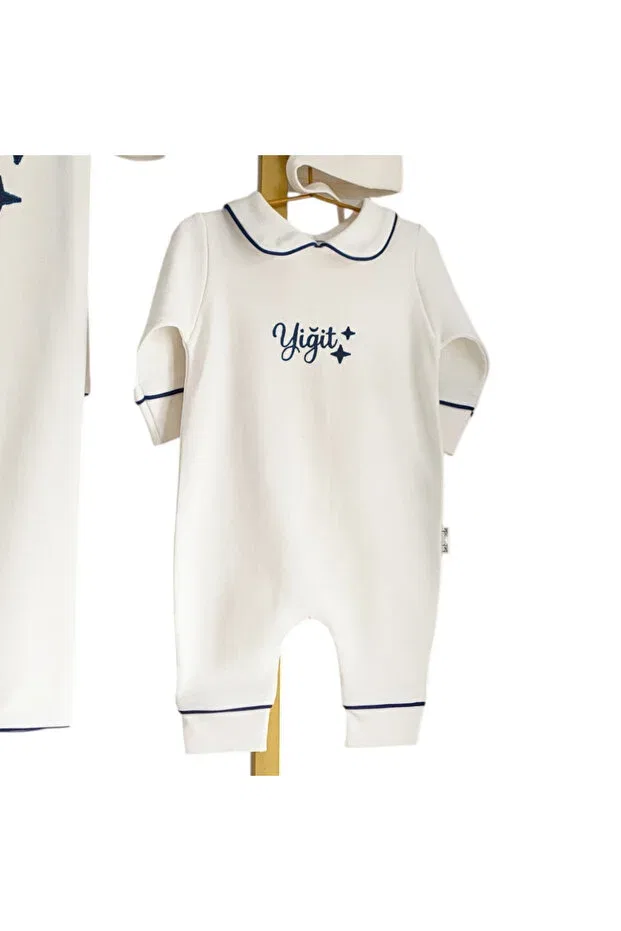 Детский комплект для новорожденных с принтом Mis Bebe Minik Insanların Sarayı, Model-3 — фото 3