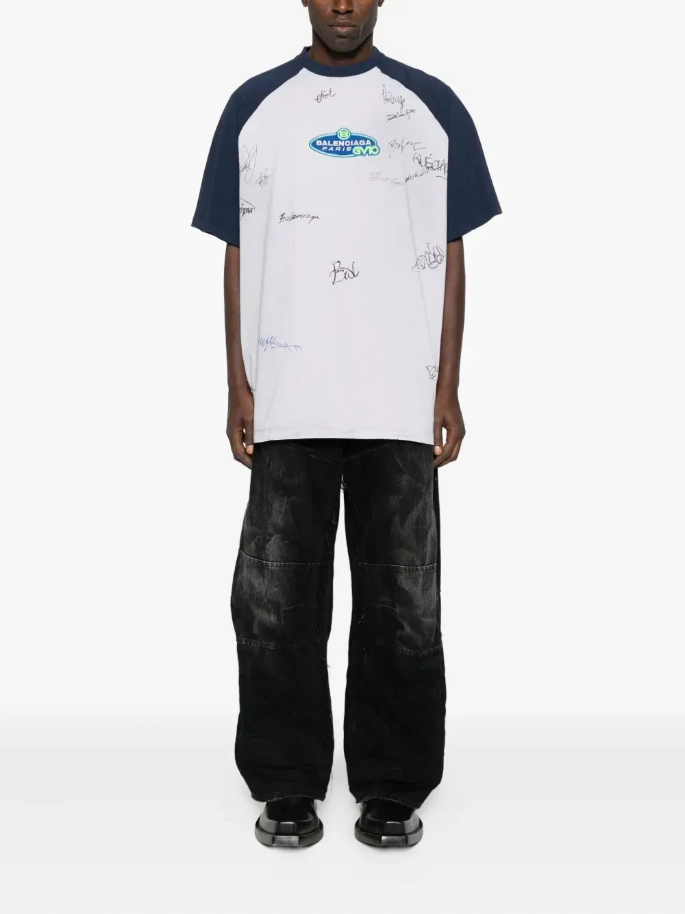 Футболка Banana Balenciaga, белый — фото 2