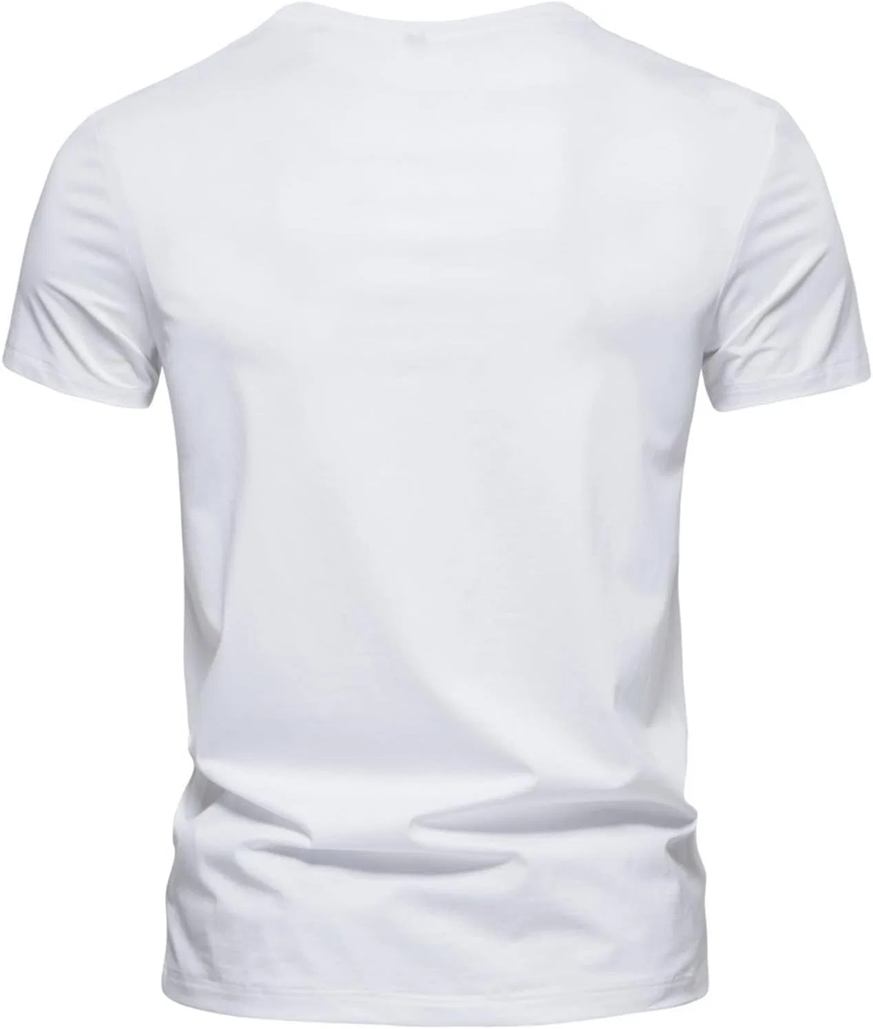 Мужская хлопковая футболка с круглым вырезом Athletic, White — фото 3
