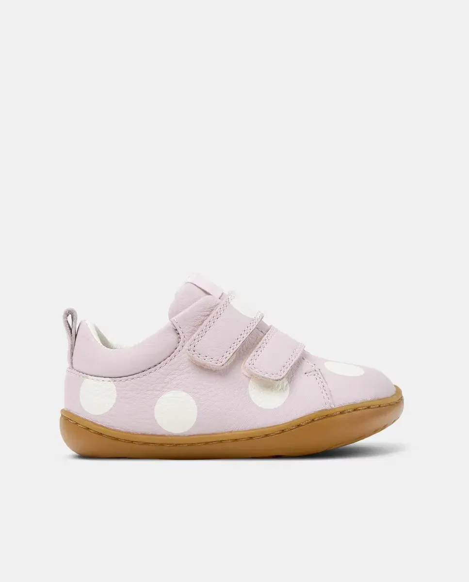 Детские кроссовки для мальчиков из кожи Peu Cami Camper, Rosa / Blanco