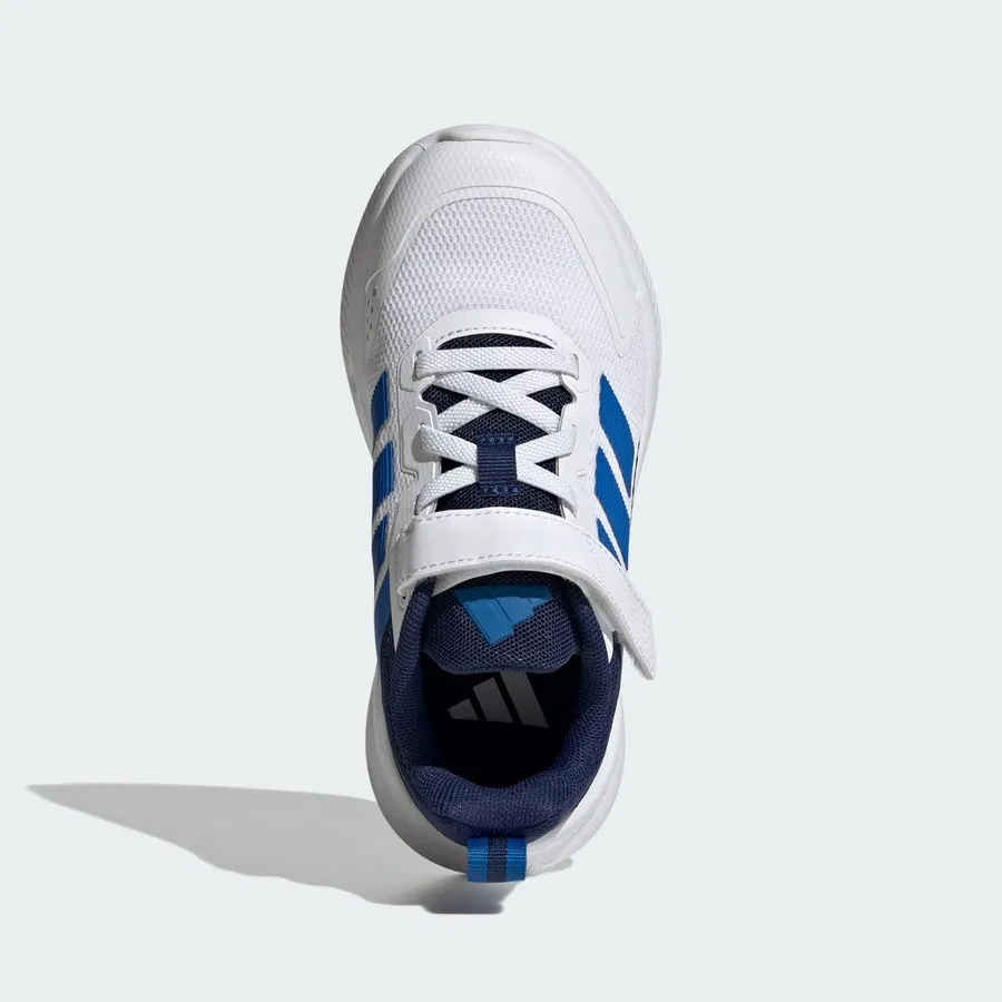 Детские спортивные кроссовки с классическим дизайном Fortarun 4.0 adidas, Черно-белый — фото 4