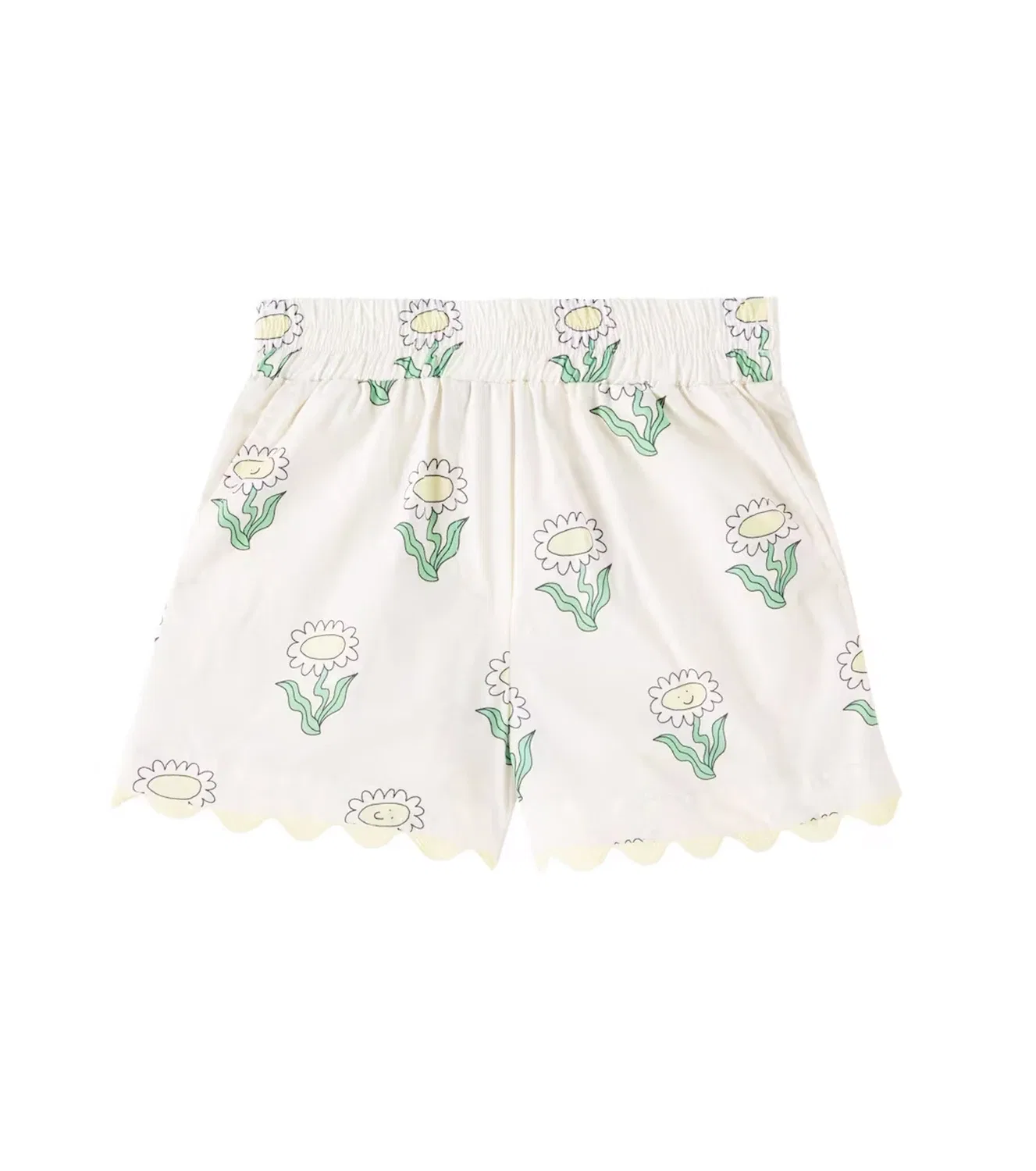 Шорты хлопковые Stella Mccartney Kids, желтый
