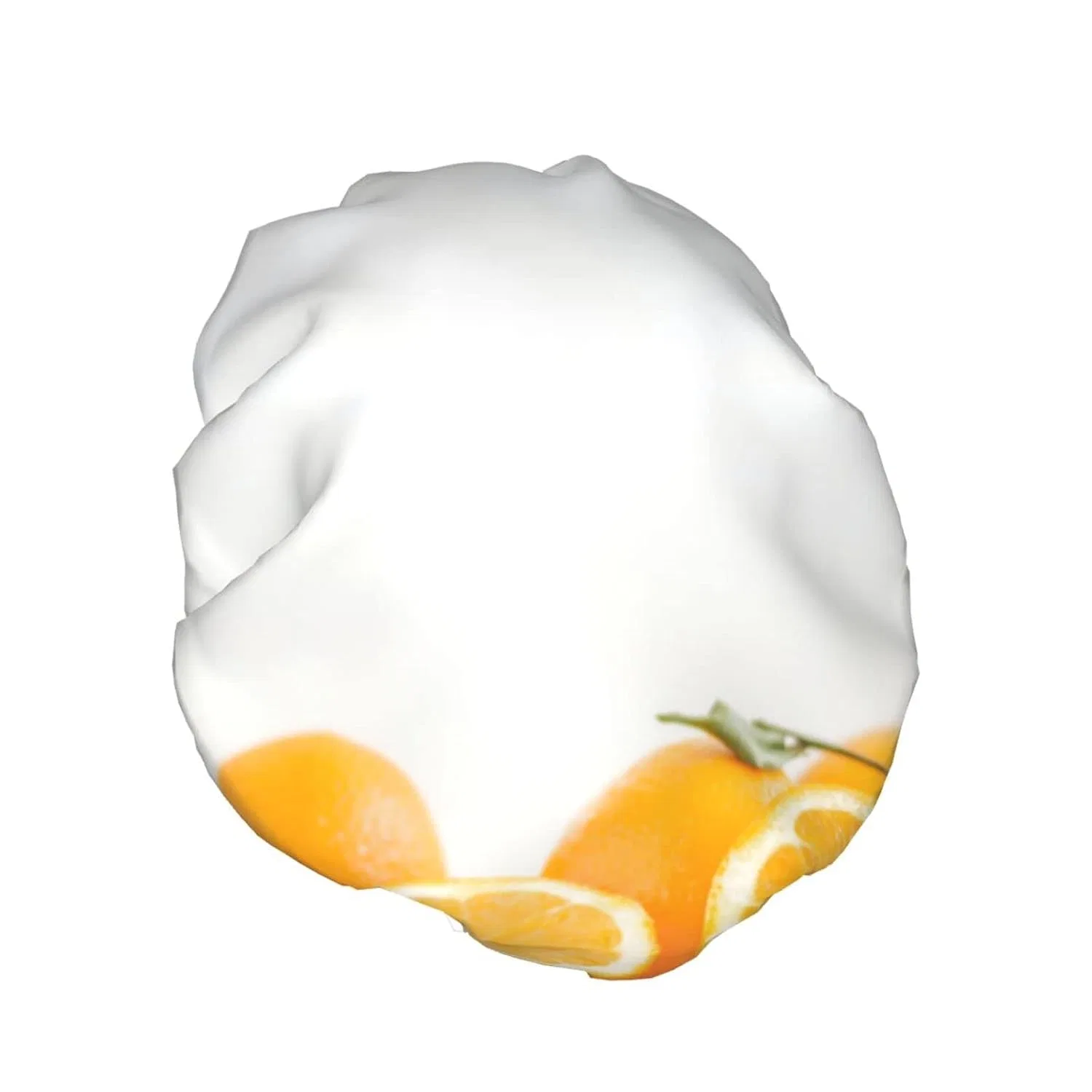 Шапочка для душа Fresh Oranges, PanaRL, двойной слой, водонепроницаемая, 27x11 см — фото 2